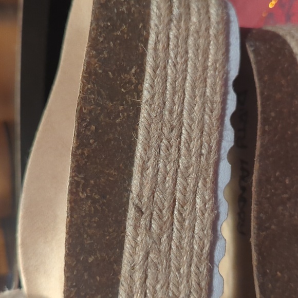 Dirty Laundry Palm Desert Espadrille Platform Sandals Slide On Jute Natural 9 - Picture 9 of 12